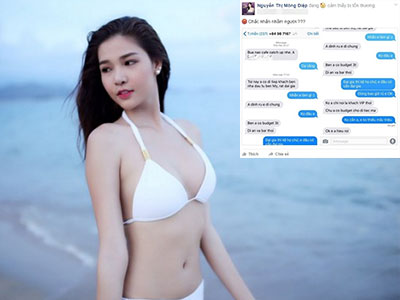 Kỳ Hân "vô tư" công khai bảng giá tiếp đại gia của mình