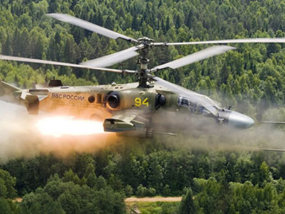 Trực thăng vũ trang Ka-52 Nga lần đầu khai hỏa ở Syria