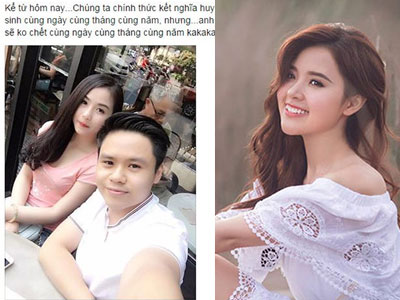 Midu xác nhận chia tay, Phan Thành bị nghi có người mới