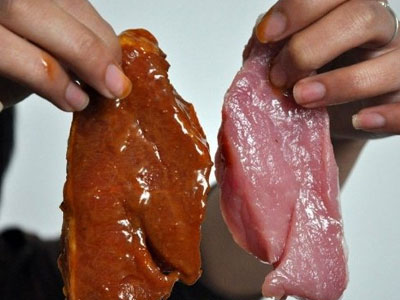 Sốc: Giò bò, xúc xích bò ở Hà Nội… toàn bằng thịt lợn