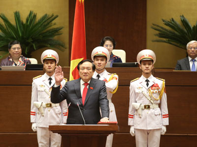 Tân Chánh án tòa tối cao: "Nguyện đem hết sức thực thi công lý"