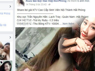 Tú bà 17 tuổi điều hành đường dây bán dâm qua mạng với gần 200 tài khoản
