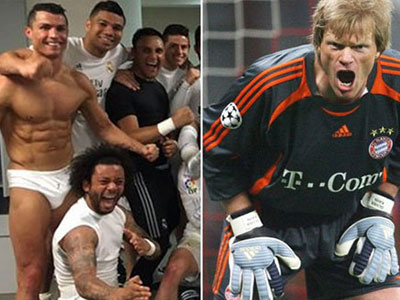 Kahn: "Tôi ngắm cơ bắp của Ronaldo nhiều hơn ngực vợ mình"