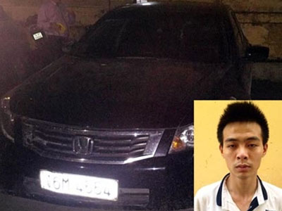Lên cơn ngáo đá điều khiển xe đâm nát 2 mô tô Cảnh sát