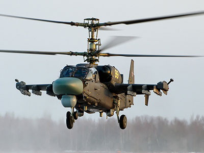 Nga công bố thêm thông tin “Cá sấu Mỹ” Ka-52 tham chiến ở Syria