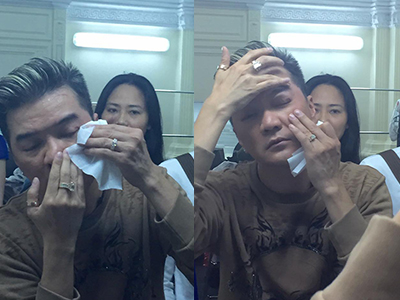 Mr. Đàm bị tai nạn chảy máu mắt trên sân khấu