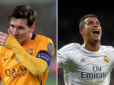 Giá trị của Messi vượt xa Ronaldo