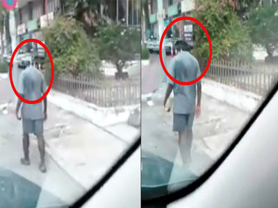 Người không đầu đi bộ trên phố gây kinh hãi