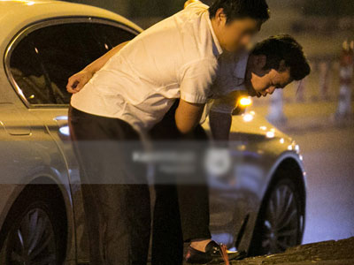 Phan Thành thân thiết với cô gái lạ và say xỉn lúc nửa đêm
