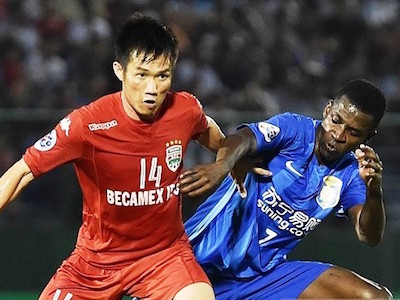 B.Bình Dương thua sau 8 phút tại AFC Champions League