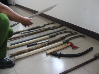 Công an phá trận "huyết chiến" giang hồ gần đồi thông hai mộ