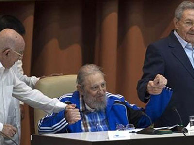 Cựu chủ tịch Fidel Castro phát biểu chia tay mọi người