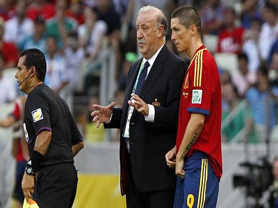 Del Bosque chào đón Torres