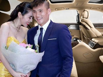 Công Vinh tặng vợ xe sang