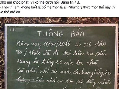 Không thể tin nổi: Cư dân... đại tiện ra cầu thang bộ, tiểu ngay trước thang máy chung cư