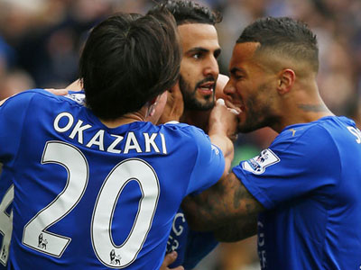 Leicester thắng bốn sao ngày vắng Vardy