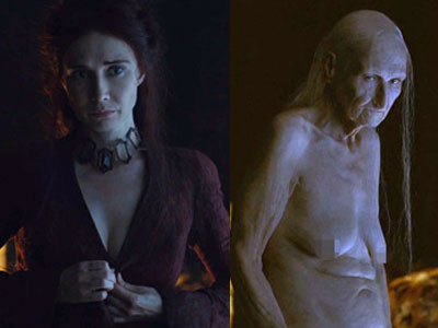 "Game of Thrones 6" gây sốc với cảnh thoát y của phù thủy 400 tuổi