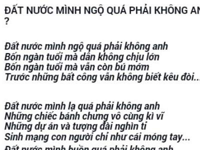 Không kỷ luật cô giáo làm thơ “Đất nước mình ngộ quá phải không anh?”