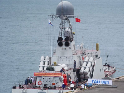 Tàu tên lửa có tính năng tàng hình đầu tiên của Việt Nam tham gia diễn tập quốc tế