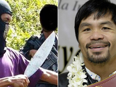 Phiến quân Philippines âm mưu bắt cóc võ sĩ Manny Pacquiao