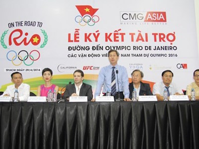 Hỗ trợ 1 tỷ đồng cho VĐV Việt Nam dự Olympic
