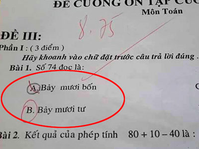 Tranh luận "bảy mươi bốn" hay "bảy mươi tư" gây chia rẽ dân mạng