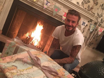 Becks ngập tràn hạnh phúc trong ngày sinh nhật