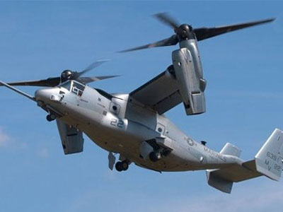 Mỹ trang bị “mắt thần” cho máy bay lưỡng thể Osprey