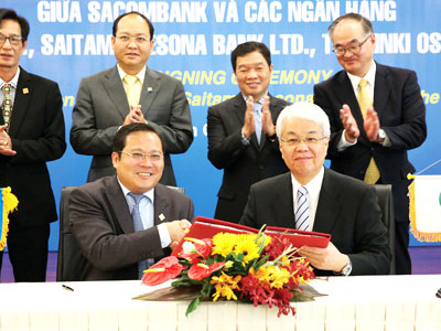 Sacombank hợp tác với ông lớn tài chính Nhật Bản