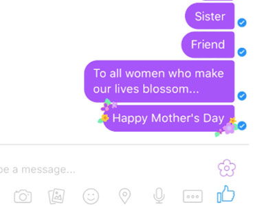 Facebook có ứng dụng tặng hoa cho mẹ nhân Ngày của Mẹ 8/5