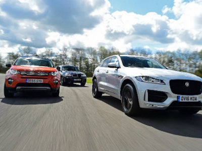 So kè Jaguar F-Pace, Land Rover Discovery Sport và BMW X3