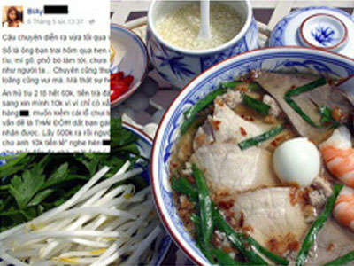 Bạn trai xin 10 ngàn trả tiền hủ tiếu, cô gái xấu hổ quyết định chia tay gây tranh cãi