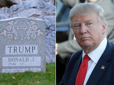 “Giải mã” bí ẩn bia mộ Donald Trump ở công viên New York