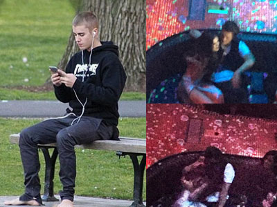 Justin Bieber lủi thủi đi chân trần trong công viên khi Selena lộ ảnh tình tứ với Orlando