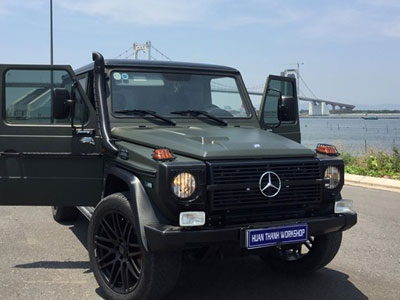 Mercedes G Class 4,9 tỷ độ kiểu quân đội của thợ Đà Nẵng