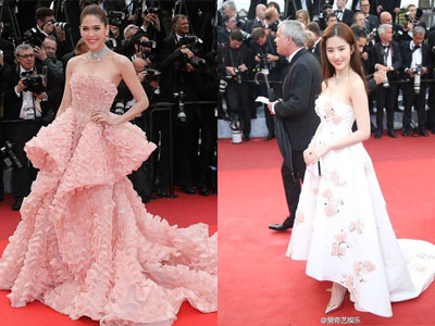 "Mỹ nhân không tuổi" Thái Lan lấn lướt Lưu Diệc Phi, Lý Băng Băng tại Cannes 2016
