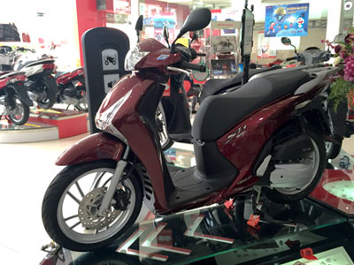 Honda SH125i chênh giá 7 triệu đồng