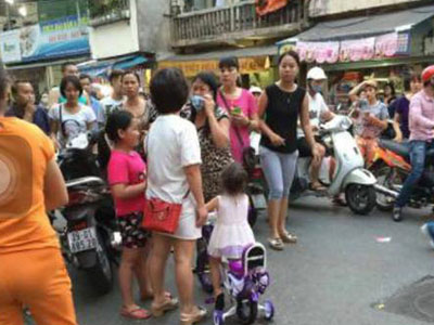 Công an Hà Nội khẳng định không có chuyện bé gái 4 tuổi bị bắt cóc ở Phố Hàm Tử Quan