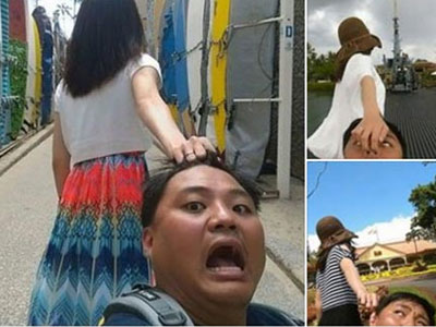 Cười đau ruột với ảnh "Theo em đi khắp thế gian" siêu độc