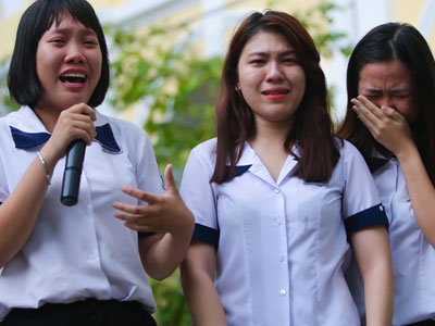 Nước mắt ngày chia tay của teen Trần Đại Nghĩa