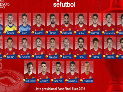 Tây Ban Nha loại Torres và Costa khỏi danh sách dự EURO 2016
