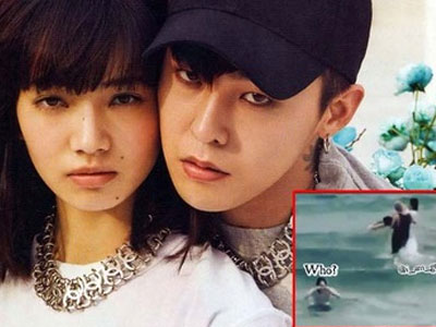 Nghi vấn G-Dragon bế người mẫu Nhật Nana Komatsu chơi đùa tình tứ trên biển