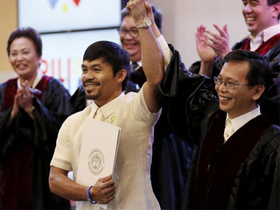 Võ sĩ Manny Pacquiao trở thành thượng nghị sĩ ​Philippines
