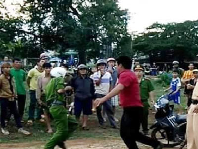 Kẻ chém thiếu úy trọng thương bị bắt