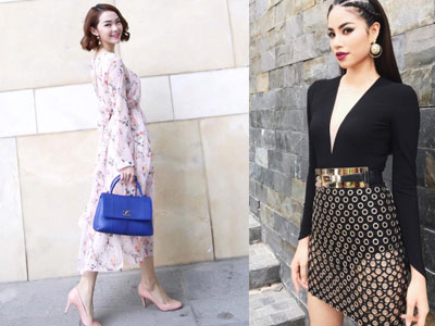 Minh Hằng, Phạm Hương diện street style nổi bật tuần qua