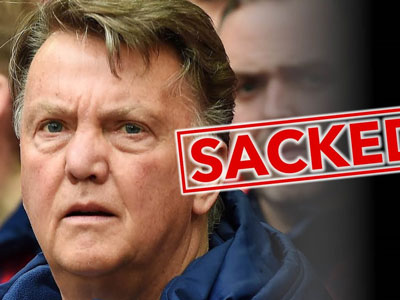 MU sa thải HLV Louis Van Gaal