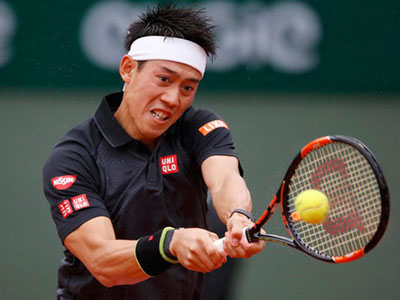 Nishikori hoãn thắng vì mưa, Kyrgios lại gây sự ở Paris