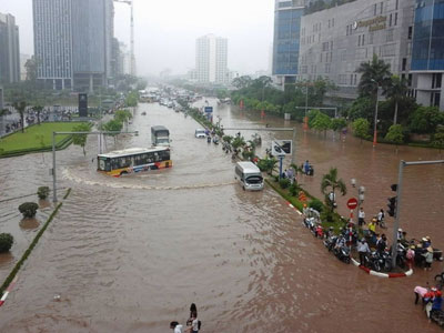 Đêm nay miền Bắc tiếp tục có mưa to đến rất to