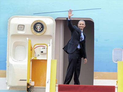 Tổng thống Obama rời Sài Gòn, kết thúc chuyến thăm Việt Nam