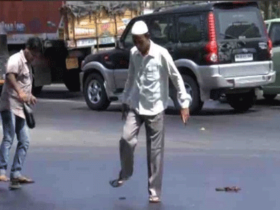 Nắng nóng kỷ lục ở Ấn Độ làm tan chảy nhựa đường
